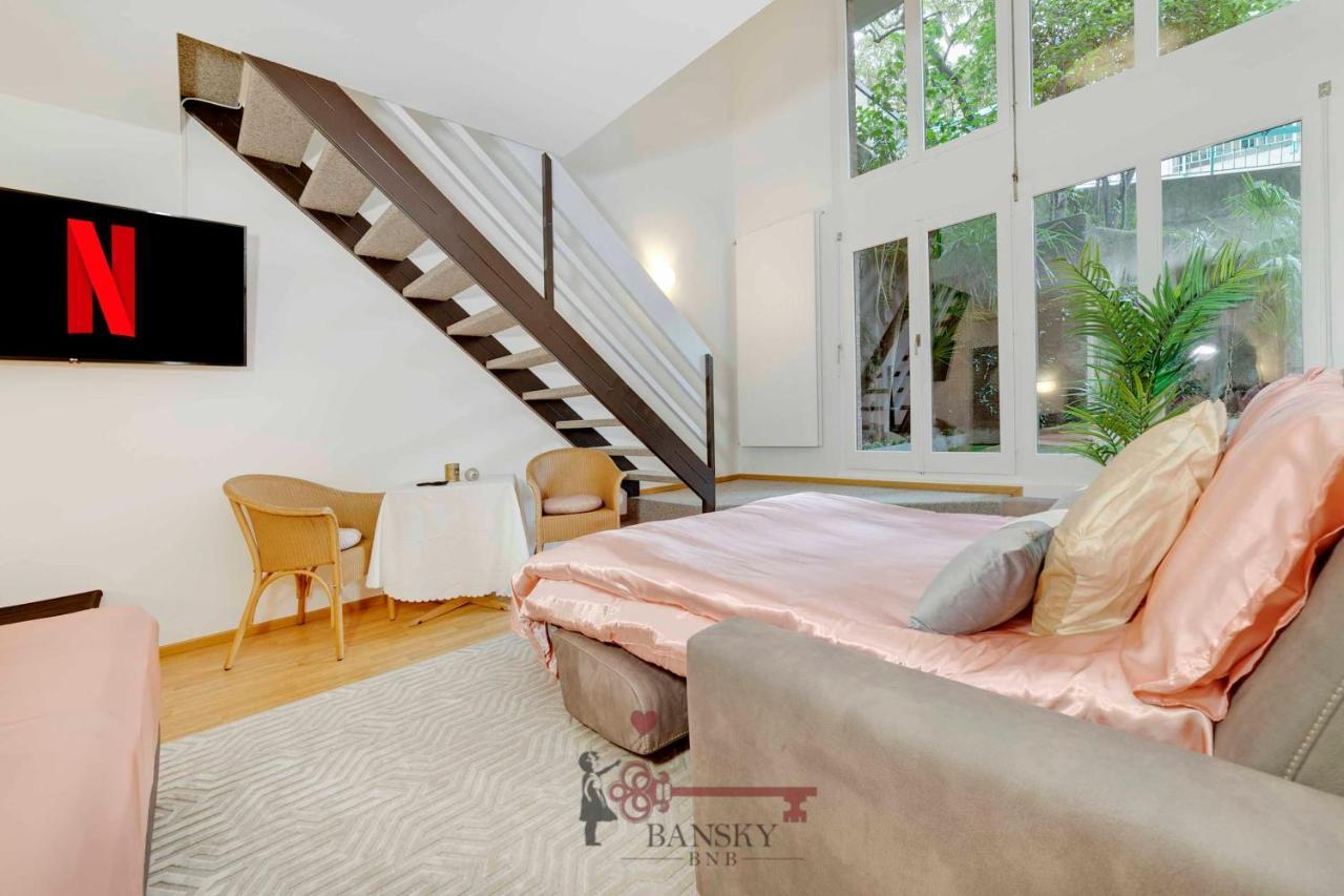 Duplex Loft In Lugano Center With Garden, Wi-Fi -By Easylife Swiss Apartment Bagian luar foto