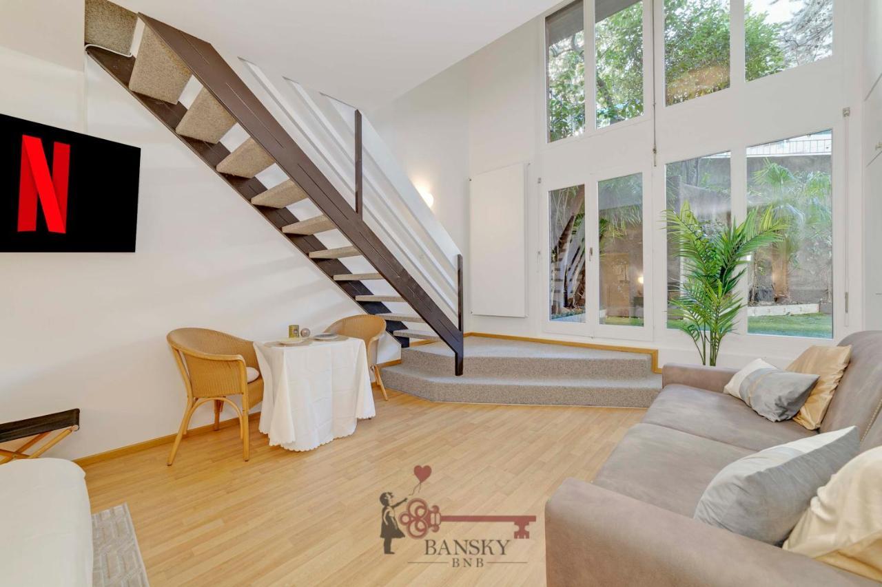 Duplex Loft In Lugano Center With Garden, Wi-Fi -By Easylife Swiss Apartment Bagian luar foto