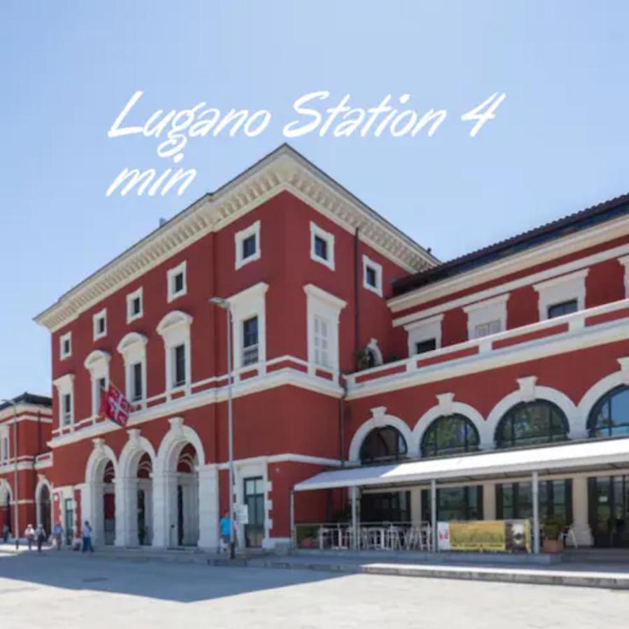 Duplex Loft In Lugano Center With Garden, Wi-Fi -By Easylife Swiss Apartment Bagian luar foto